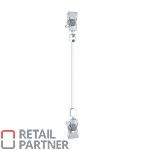 Klamerka przegub. z małym uchwytem klam.  - ramię 10cm