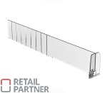 Oddzielacz towaru wysokość 60mm z frontem o wysokości 60mm dł. max. 385 mm
