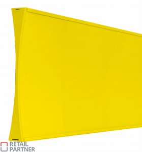 Listwa / profil cenowy. A5 / A4. Żółta 133