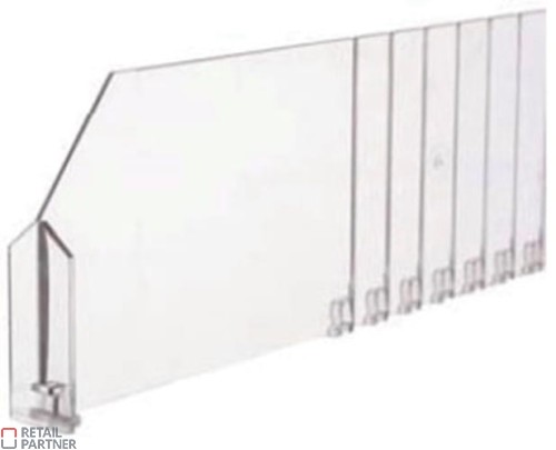 Oddzielacz towaru 120 x 450 mm, regulowany z noskiem.jpg